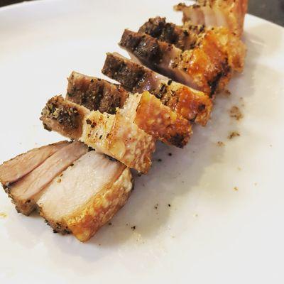 Crispy pork belly