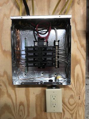 60Amp Sub Panel installation.