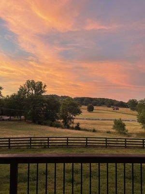 Long Hollow Pike at sunset