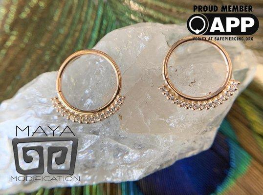 Gold jewelry from BVLA