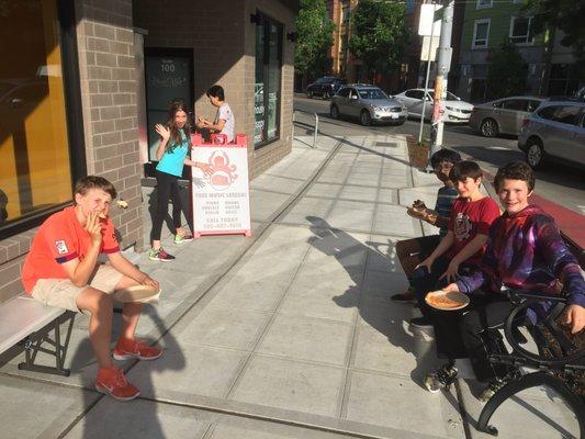 Band Practice or pizza party?