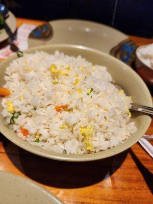 Egg fried rice. A must for Art of Dragon.