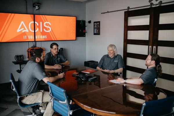 Conference room at ACIS IT Solutions, a managed service provider in Springfield, MO.