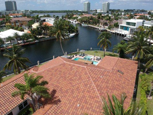 Tile roof in North Miami Beach