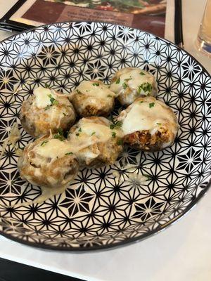 The stuffed mushrooms