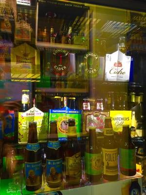 Another small snippet of the largest mini-mart cooler and beer selection I've ever seen inside a mini-mart.