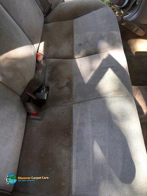 Professional upholstery cleaning.