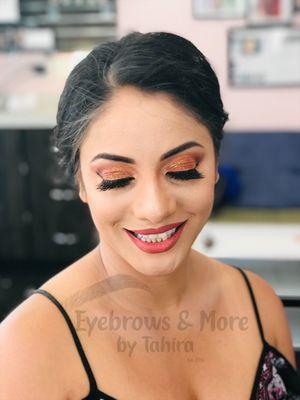 Makeup  Services : Threading, Henna Tattoo, Henna Tinting, Makeup For Appointment / Event Booking please contact : 714-713-5266