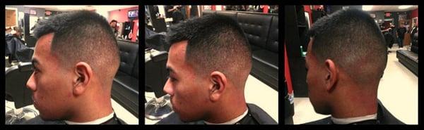 Fohawk high fade