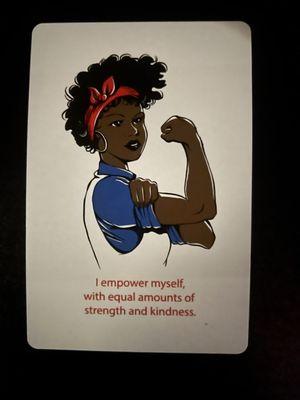 Affirmation card