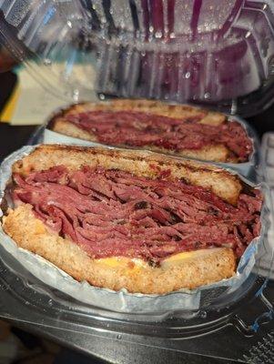 Reuben on whole wheat