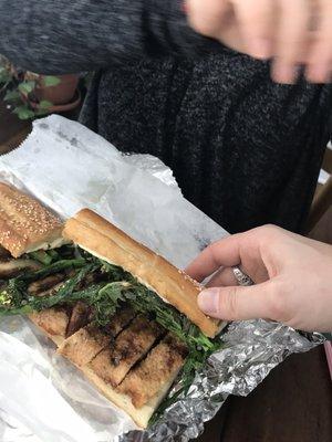 Broccoli rabe with chicken