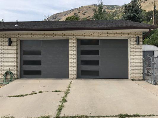 Grey flush modern look in Sugarhouse area.