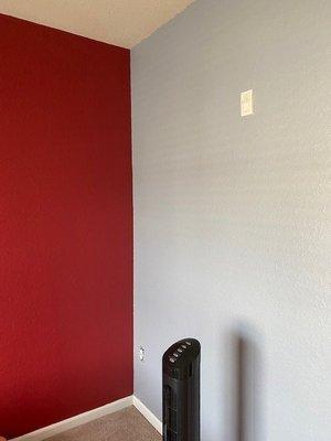 Client was seeking for us to paint the walls in an apartment in alternating colors. She loved the finish!