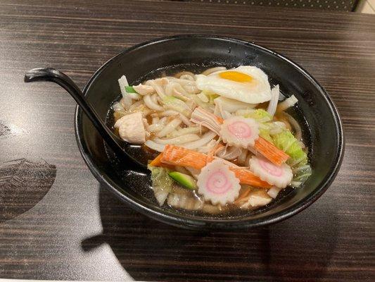 Yaki udon soup