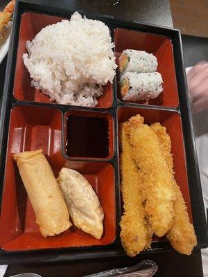 Chicken Tempura bento