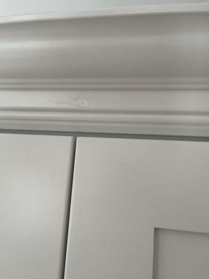 Damaged kitchen cabinets