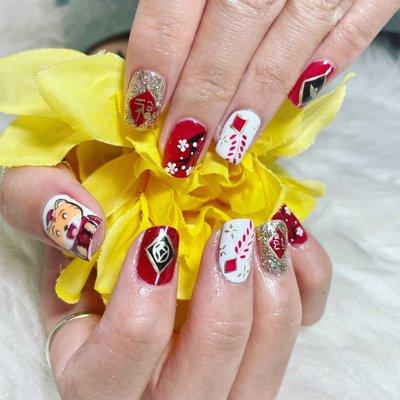 Lunar new year nail