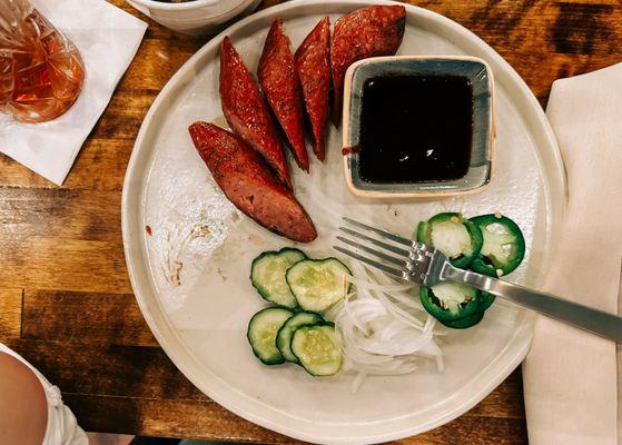 Smoke Sausage Plate