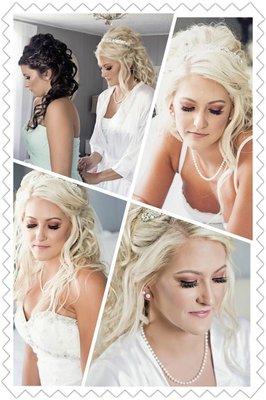 Bridal and bridesmaid lashes make pictures PERFECT