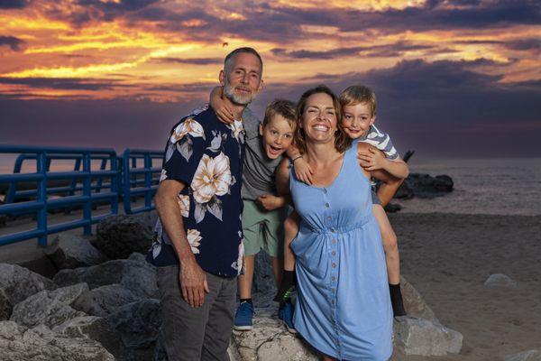 Family session at the Holland State park