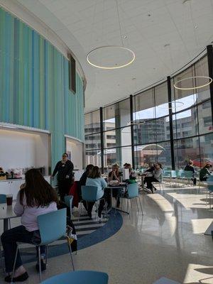 The cafe in the Children's hospital.