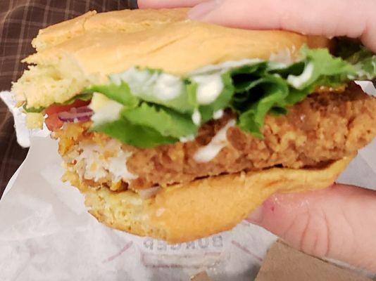 Fried chicken sandwich