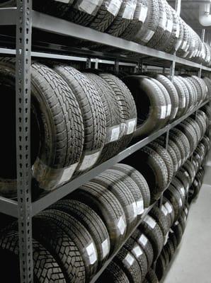 Secure and proper storage protects the useful life of your tires