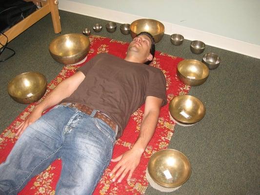 A Tibetan Bowl Healing session