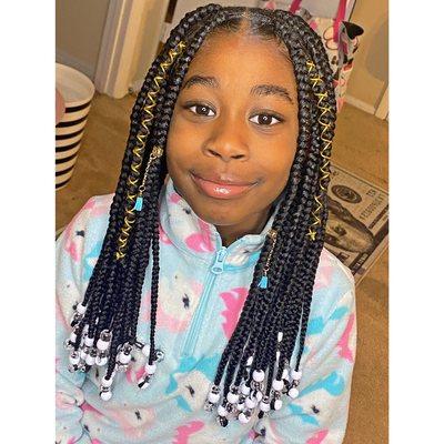 Kid Knotless box braids