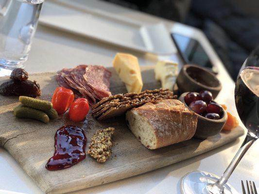 Cheese board ft. Tempranillo