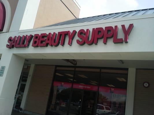 Sally Beauty Supply Store Front, Brookvale Shopping Center, Fremont, CA.