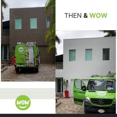 You won't believe how quick and easy it is to give your office or workspace a fresh new look with #WOW1DAYPAINTINGMIAMI