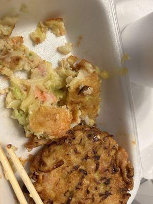 Ordered the egg foo young and there was a cockroach cooked into it