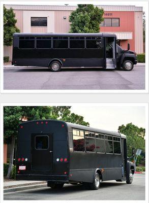 24-26 passenger Party Bus exterior