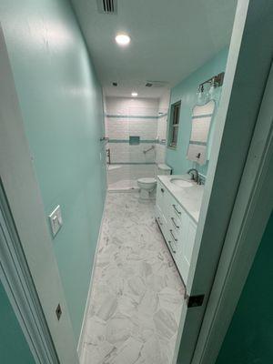 Full bathroom remodel!