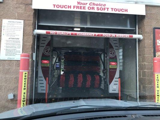 Car wash ! Soft touch, or high pressure