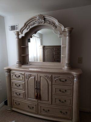 Dresser with mirror bought from Furniture House