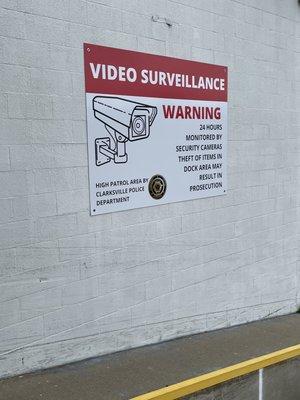 Surveillance sign!