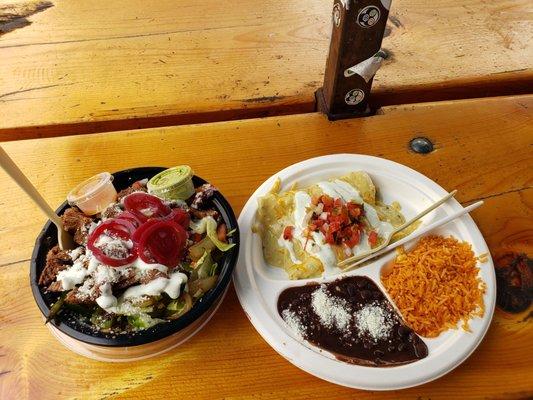 Texicano Bowl & Enchiladas