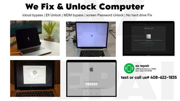 efi unlock, mdm bypass, icloud unlock, icloud bypass, fix computer, fix apple laptop