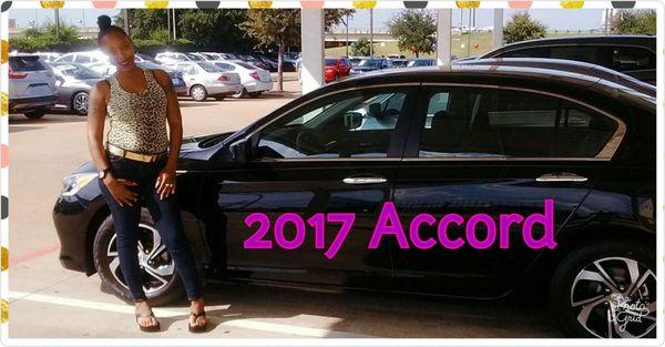 2017 Honda Accord Wat A Blessing Thanks Orlando!!