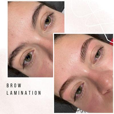 Brow lamination by Rachael