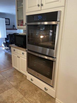 Installed oven