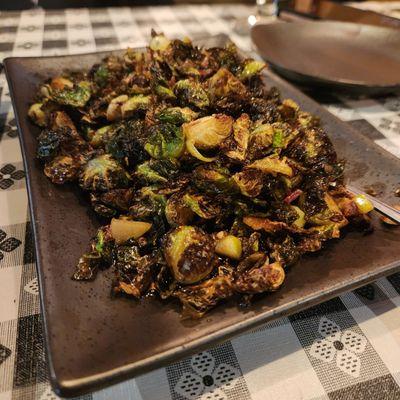 Crispy Brussel Sprouts - slapping!