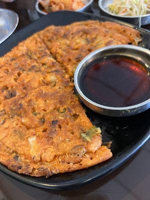 Kimchi pancake