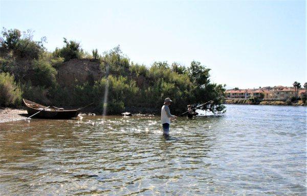 Fishing the Colorado River, Laughlin, Nv.