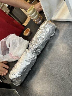 $22 burrito