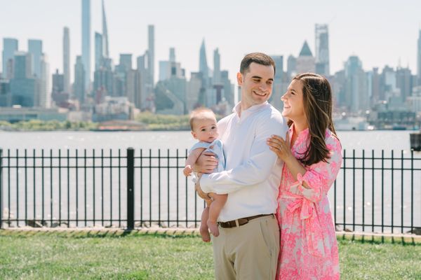 Family photoshoot in Weehawken, NJ