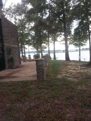 Nice view of Lake Eufala for the Friday night seafood buffet!